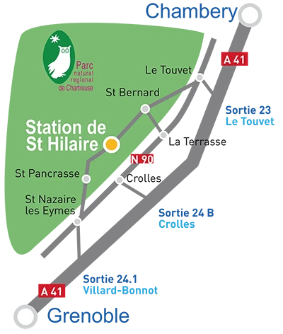 Accès à la station